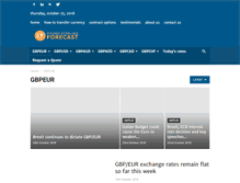 Tablet Screenshot of poundeuroexchange.com